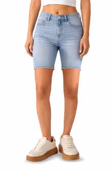 Madden Girl Denim Bermuda Shorts