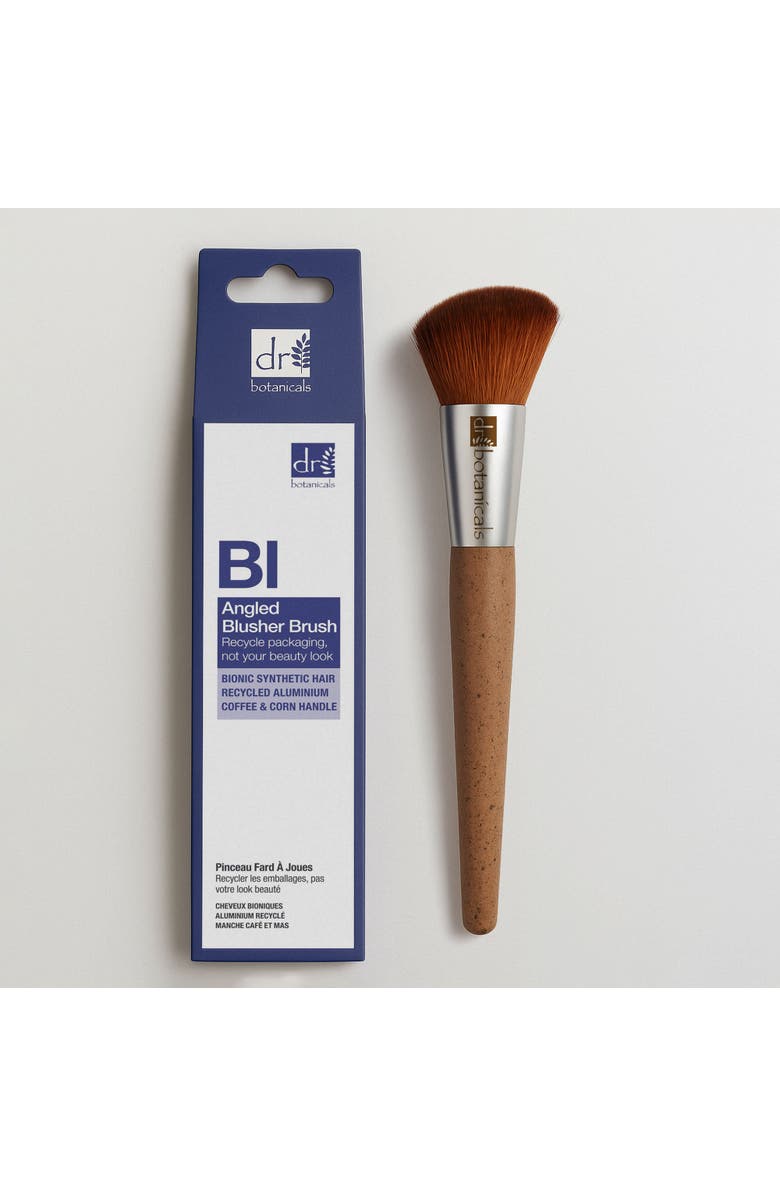 DR BOTANICALS Coffee Ground Blush Brush, Alternate, color, White