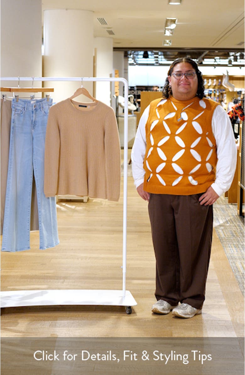 Leona Peplum Cashmere Sweater, sales video thumbnail