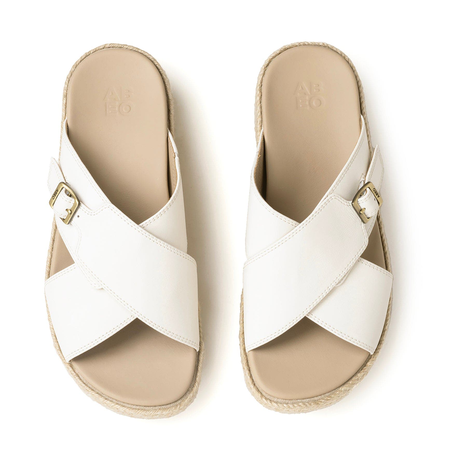 Solstice Cross Slide, Alternate, color, Coconut Milk - Regular