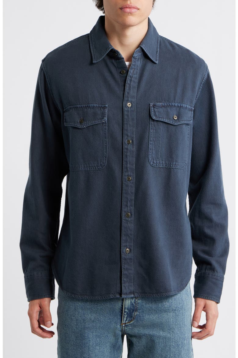 Jack Engineered Denim Button-Up Shirt, Alternate, color, MINNA