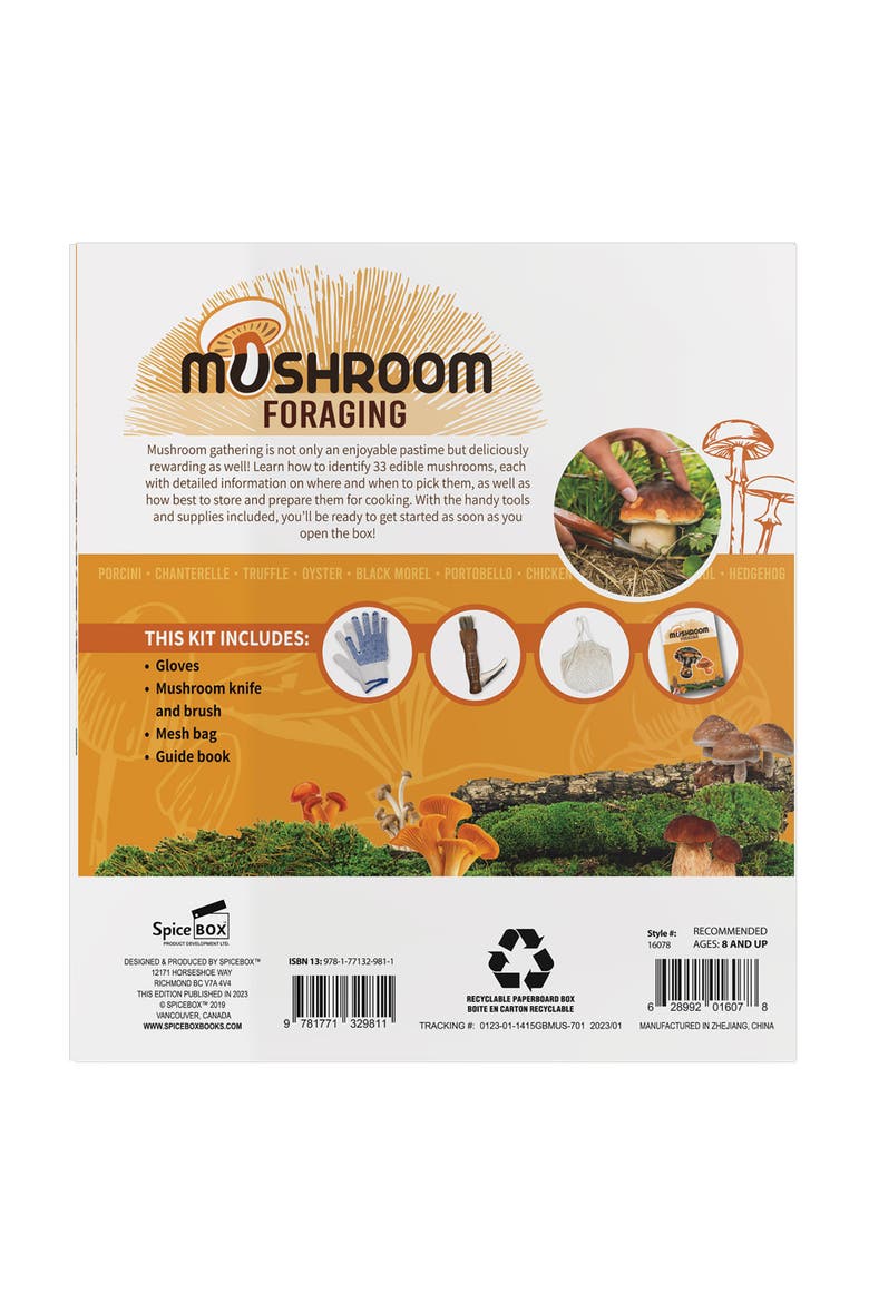 Mushroom Foraging Kit Become A Fungi Connoisseur, Alternate, color, Multicolored