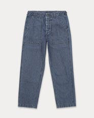 Fortela Newfatigue Pinstripe Fatigue Denim Trousers