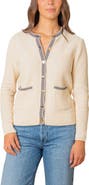 Hope & Henry Organic Tweed Stitch Sweater Cardigan