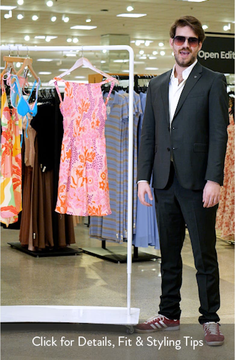 Scarlett Floral Cover-Up Minidress, sales video thumbnail