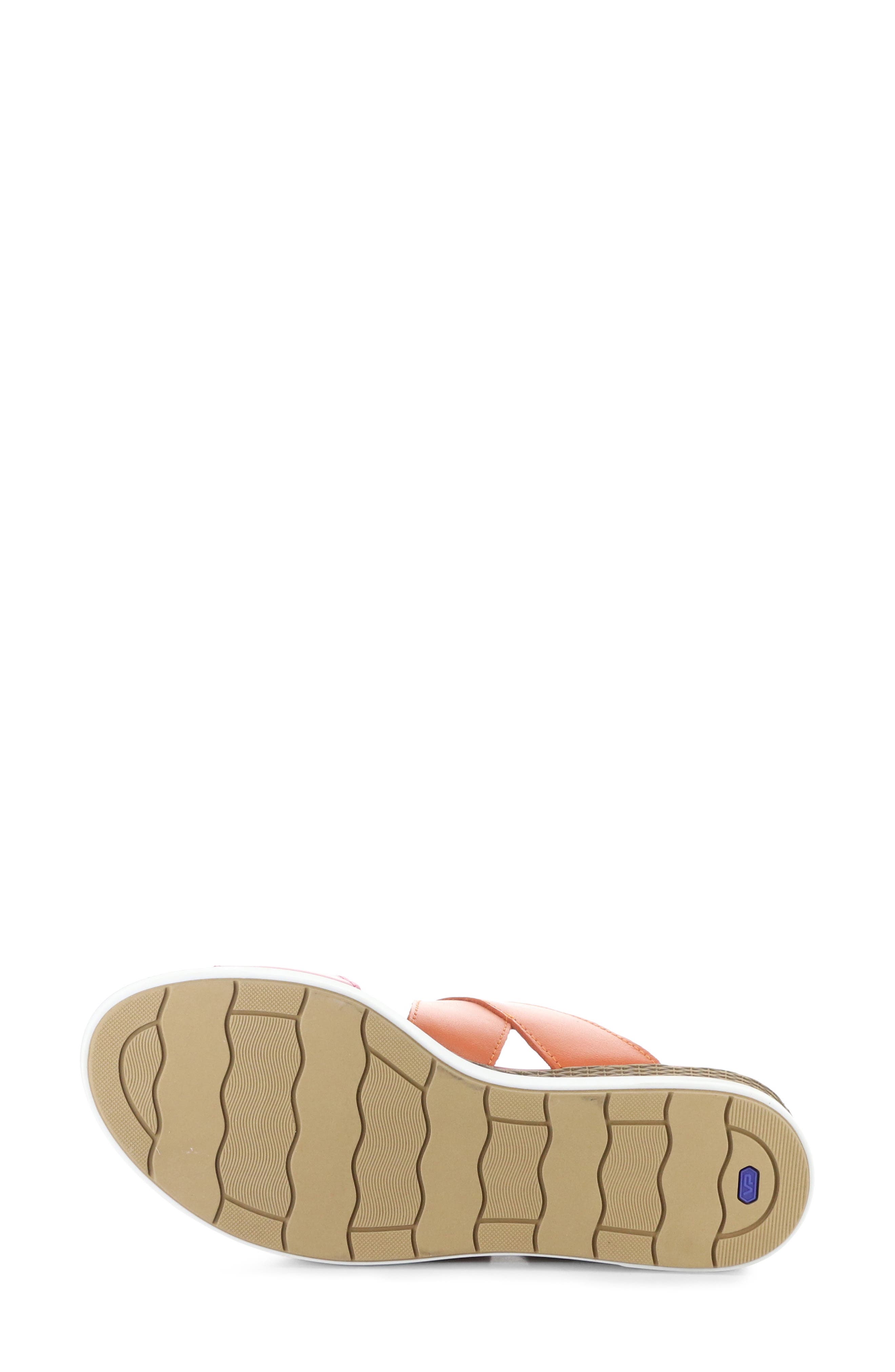 Asha Wedge Sandal, Alternate, color, MAGNOLIA/ ARANCIO