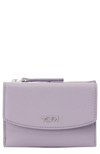 Tumi Flap Card Case In Purple