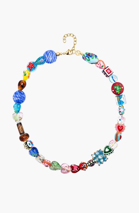 Beaded Charm Necklace