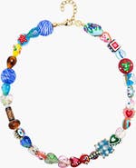 Nialaya Beaded Charm Necklace