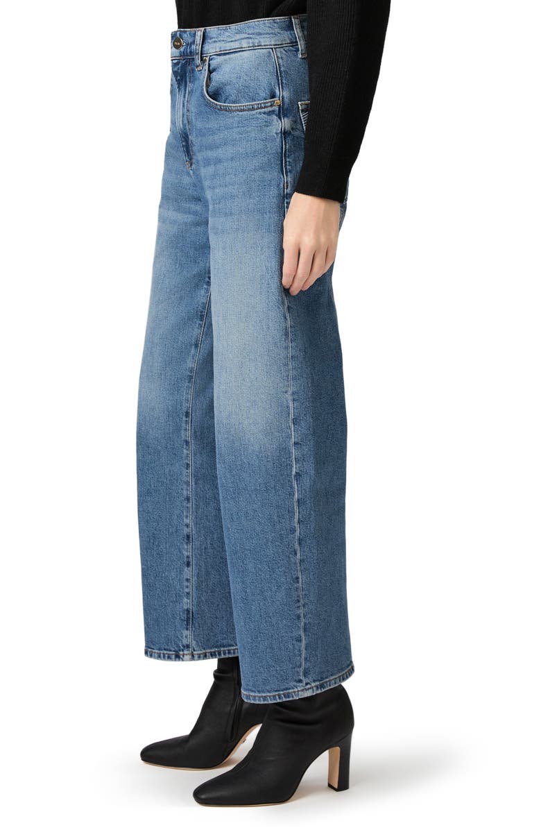 PAIGE Arellia High Waist Ankle Barrel Jeans, Alternate, color, Keystone