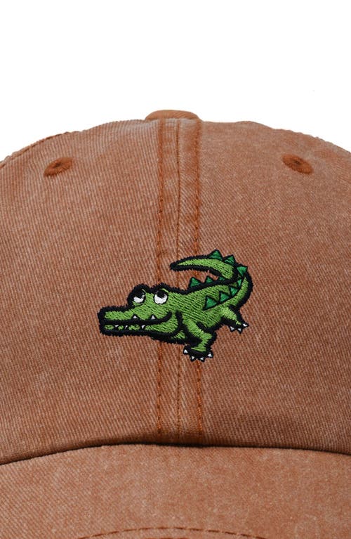 DALIX DALIX ALLIGATOR EMBROIDERED WILDLIFE CAP 