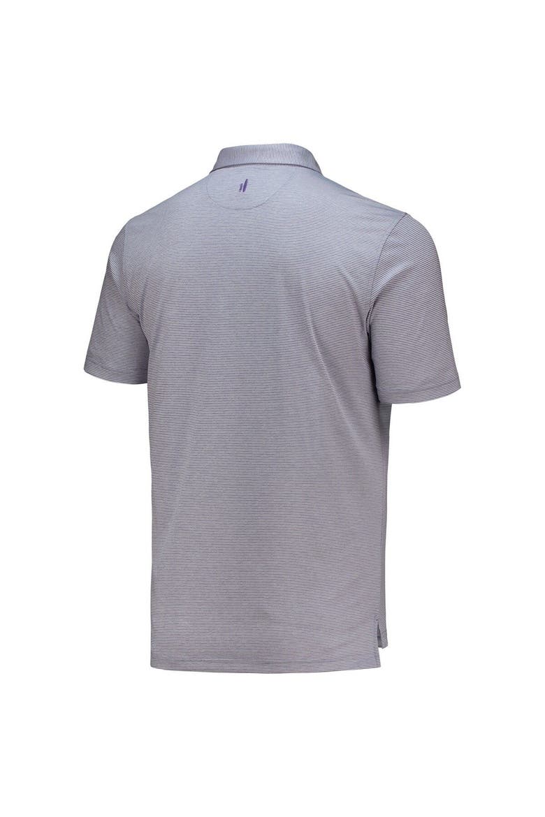 Men's johnnie-O Purple THE PLAYERS Lyndon Striped Prep-Formance Polo, Alternate, color, Purple