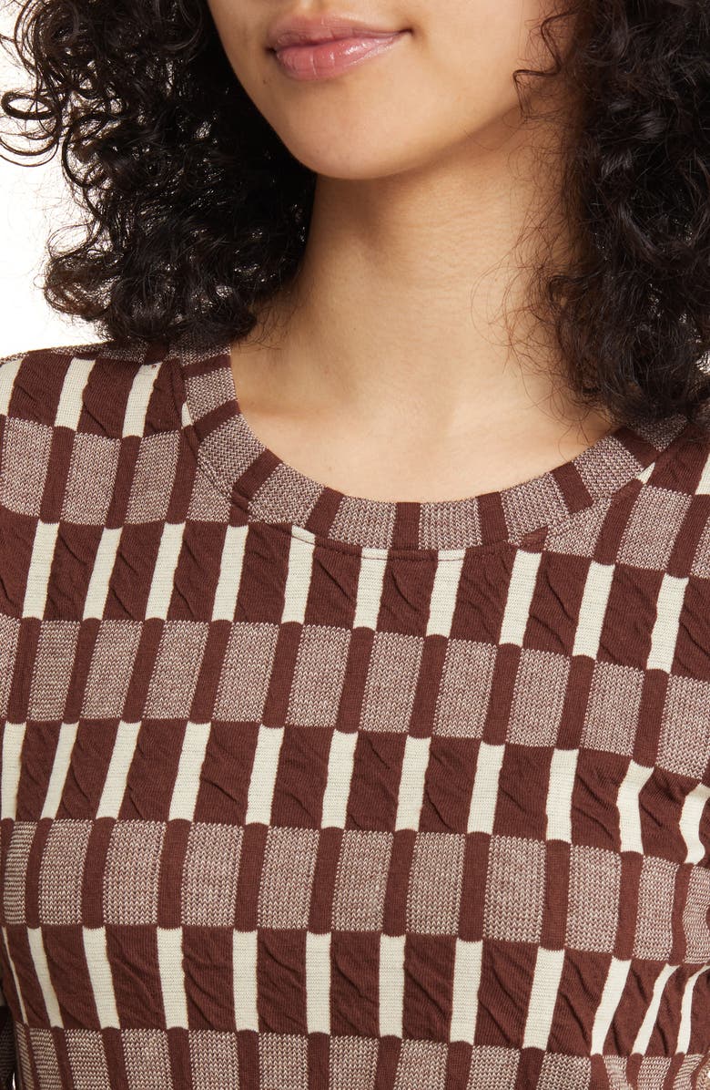 Madewell Fine Rib Long Sleeve Supercrop T-Shirt, Alternate, color,