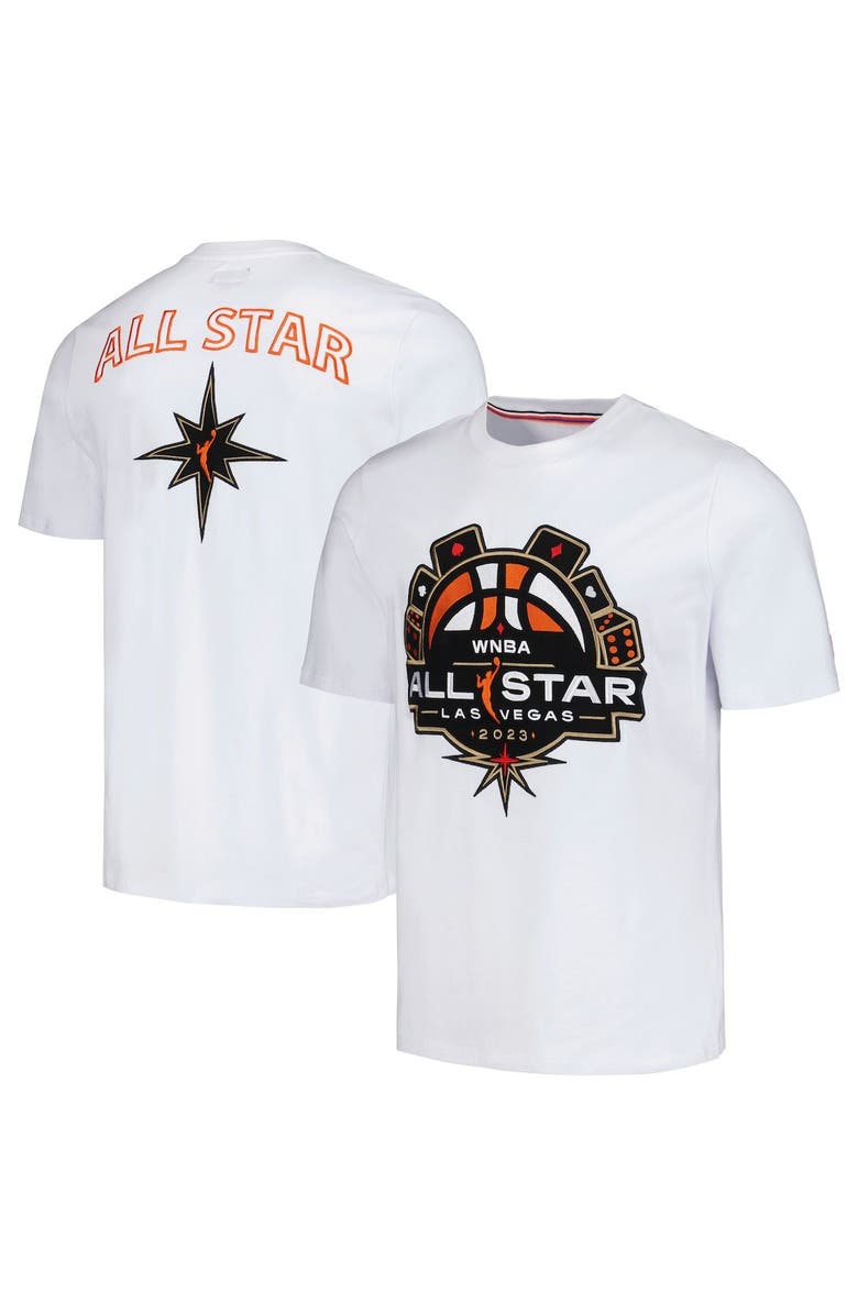 FISLL Unisex FISLL White 2023 WNBA All-Star Game Applique T-Shirt, Main, color,