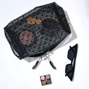 URBAN EXPRESSIONS HANDBAGS See Through You Cosmetic & Travel Organizer Pouch