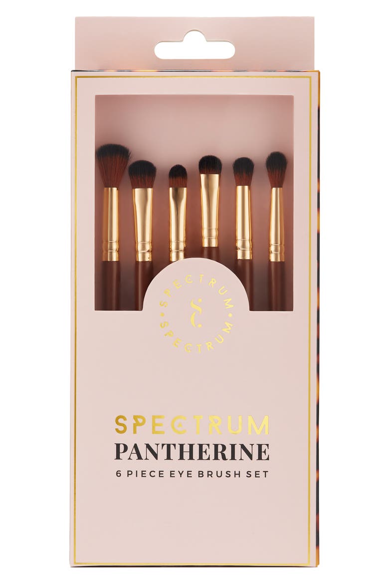 Pantherine 6-Piece Eye Makeup Brush Set $45 Value, Alternate, color, BROWN