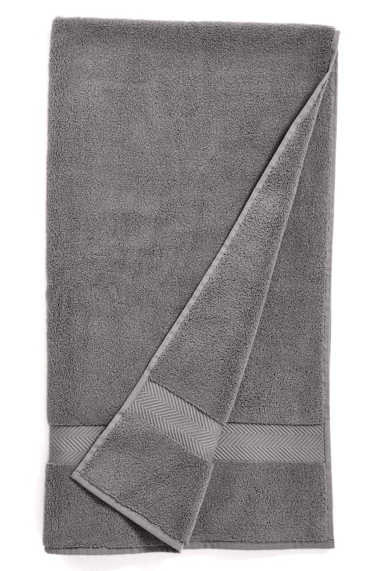 Hydrocotton Bath Towel, Main, color, GRAPHITE