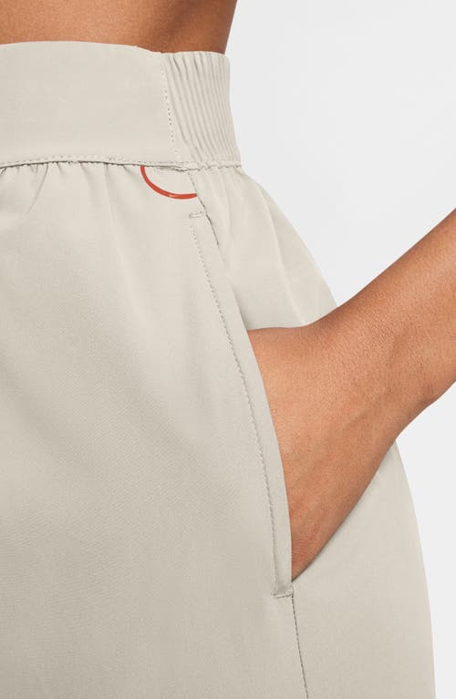 Nike 24.7 Perfectstretch Dri-fit High Waist Loose Wide Leg Pants In Light Orewood