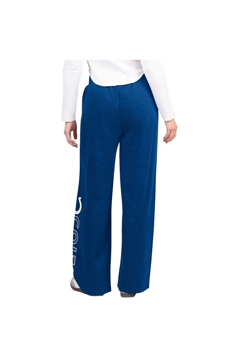 Women's G-III 4Her by Carl Banks Royal Indianapolis Colts Field Wide Leg Sweatpants, Alternate, color, Royal