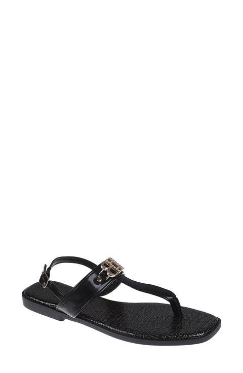 Logo Toe Post Sandal (Women)