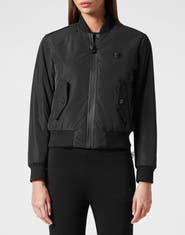 PLEIN SPORT Nylon Bomber Tiger Women