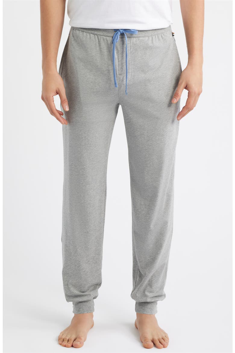 Mix Match Stretch Cotton Pajama Joggers, Main, color, MEDIUM GREY