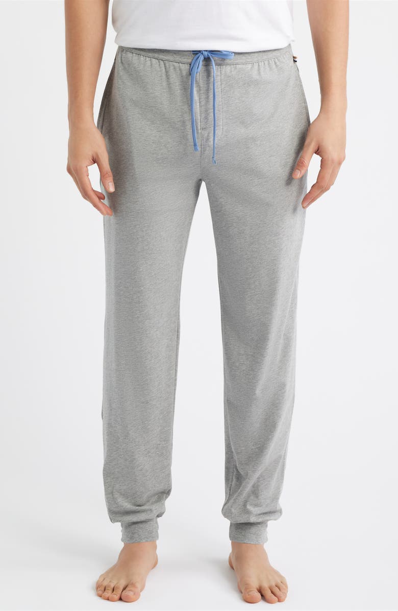 BOSS Mix Match Stretch Cotton Pajama Joggers, Main, color, Medium Grey