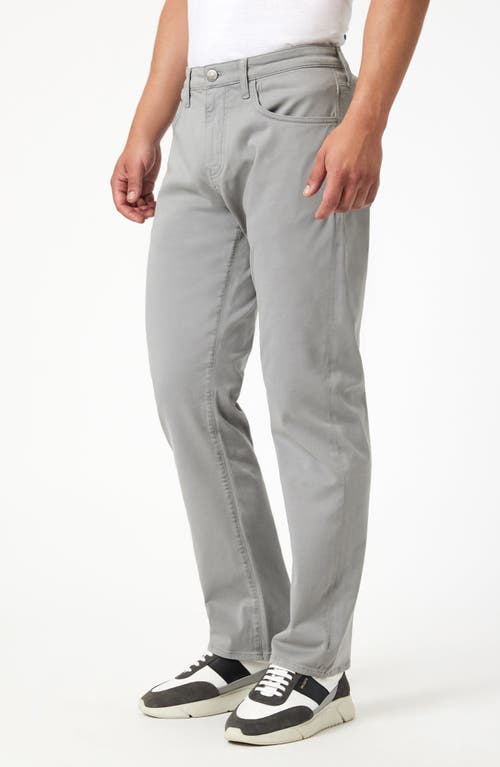 Mavi Jeans Matt Relaxed Straight Leg 5-pocket Pants In Gray