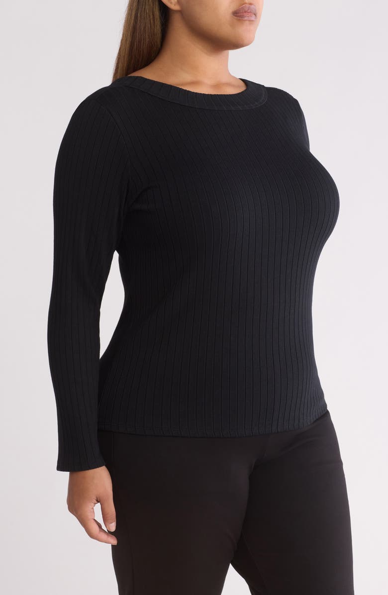 Universal Standard Rib Scoop Back Top, Alternate, color,