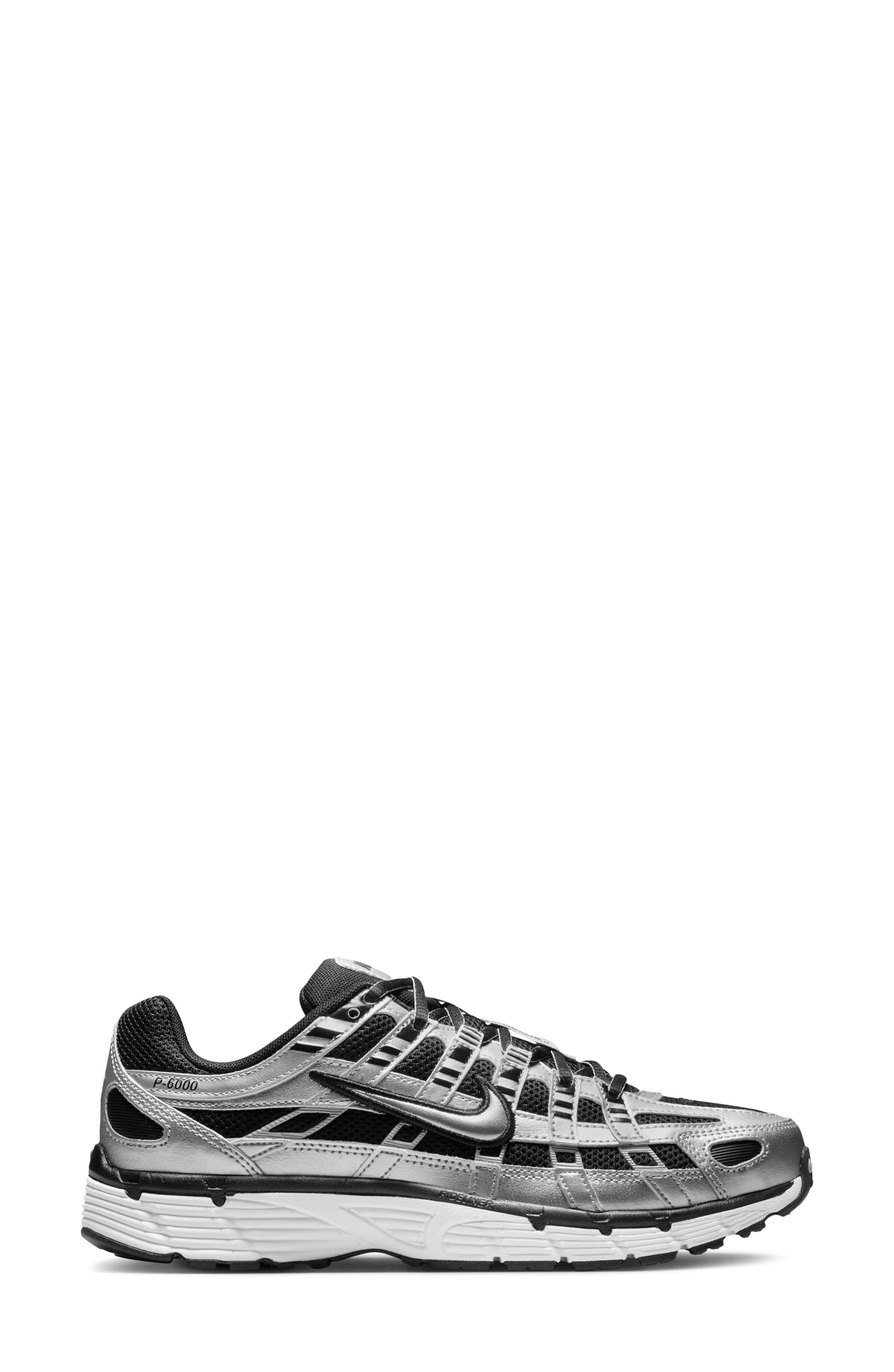 Nike P-6000 Sneaker, Alternate, color, Silver/ Metallic Silver/ Black