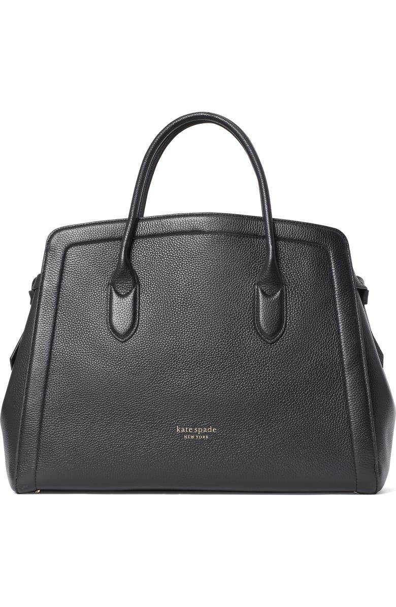 Kate Spade New York knott xl leather satchel, Main, color,