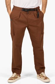 VAST Belted Twill Cargo Pants
