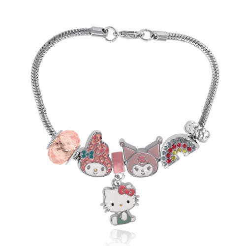 Hello Kitty & Friends Charm Bracelet In Silver