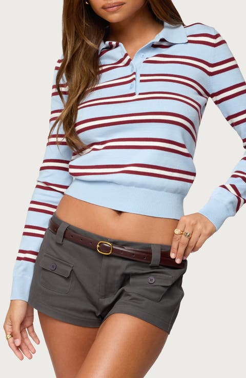 Brayden Stripe Polo Sweater