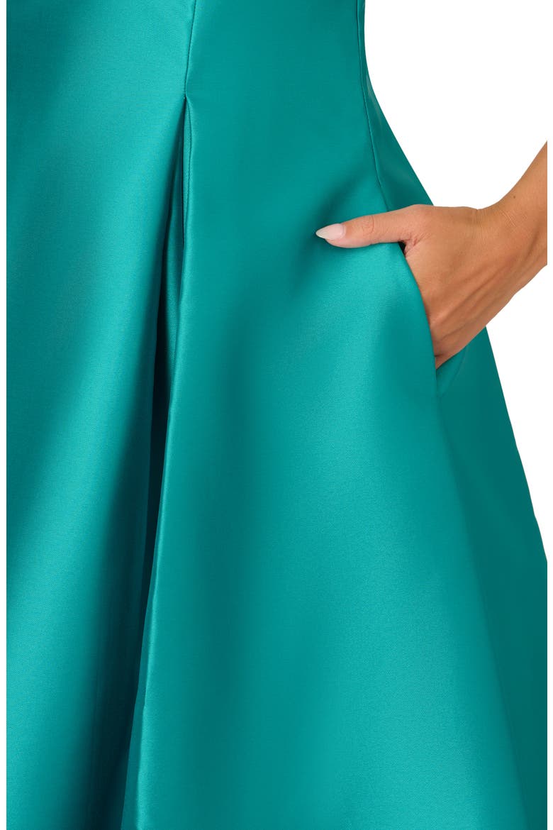 SLVLSS TEA LENGTH DRESS, Alternate, color, EXOTIC JADE