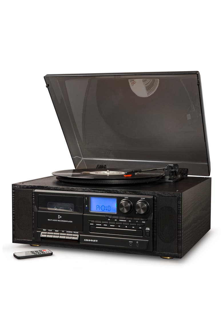 Ridgemeont Bluetooth® Entertainment Center, Alternate, color, BLACK