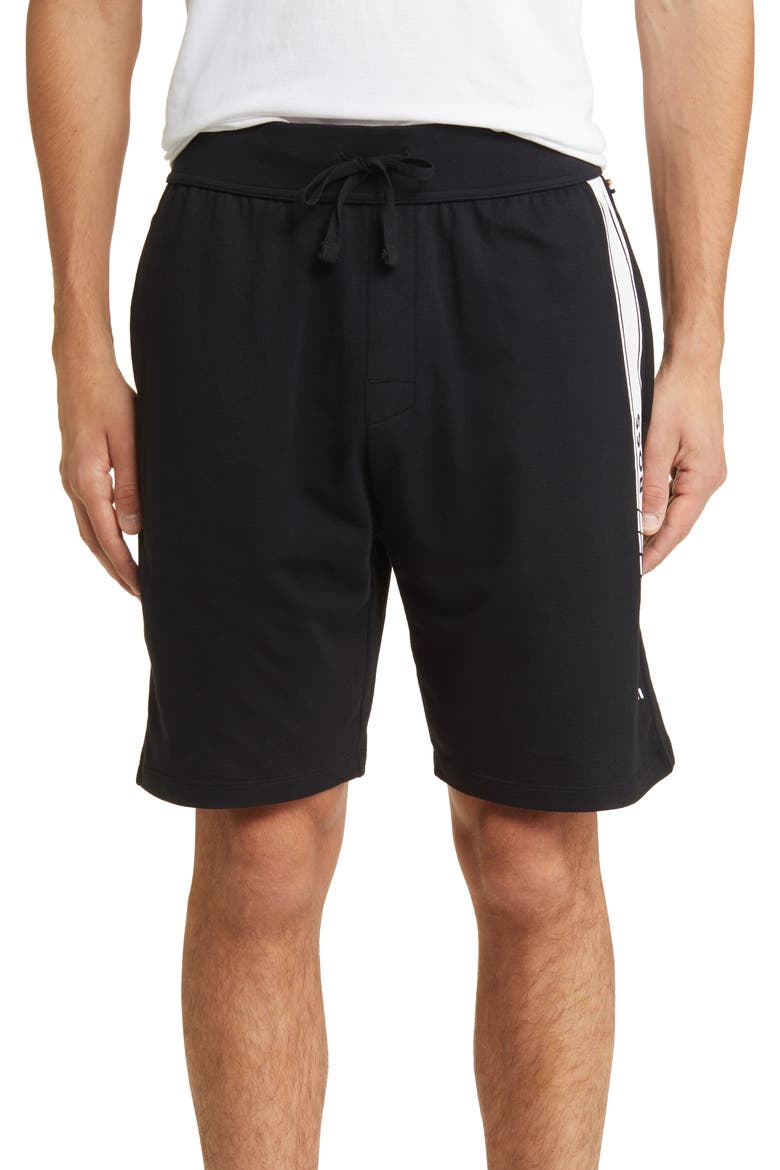 Authentic Cotton Lounge Shorts, Main, color, BLK