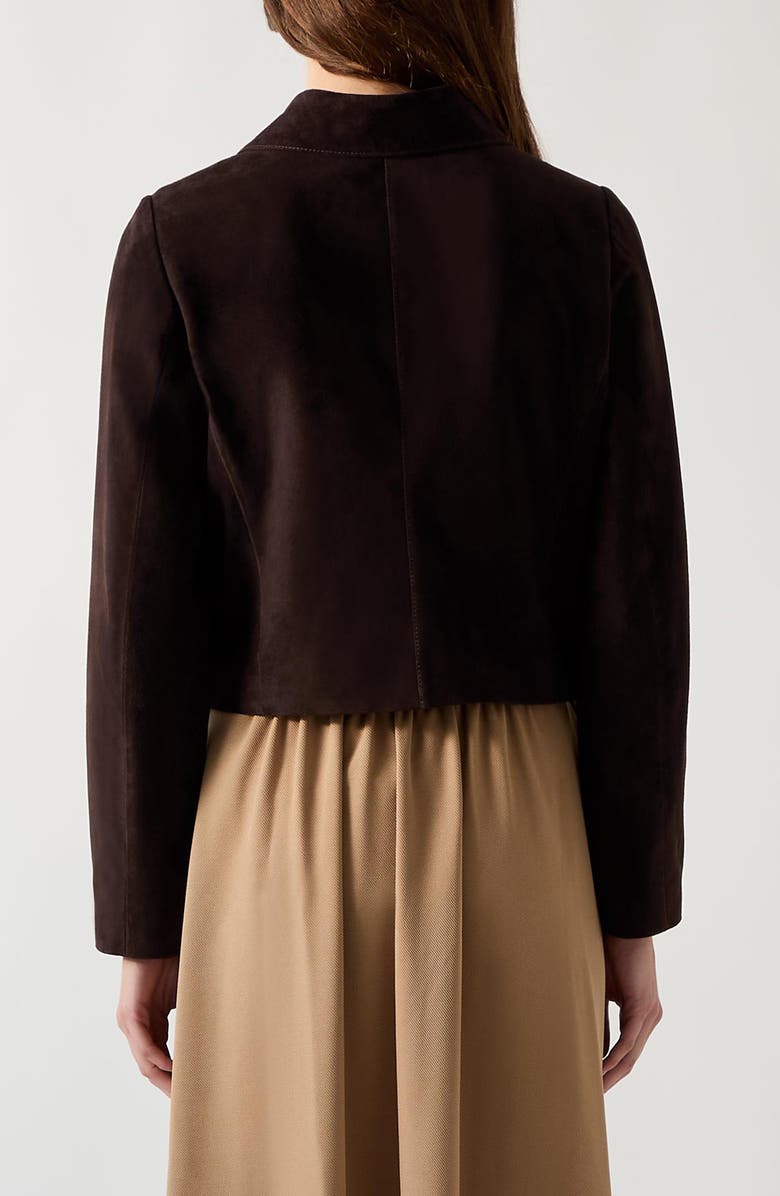 LK Bennett Joely Genuine Suede Crop Jacket, Alternate, color, 
