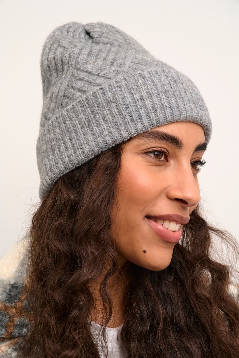Getty Beanie, Alternate, color, Grey Melange