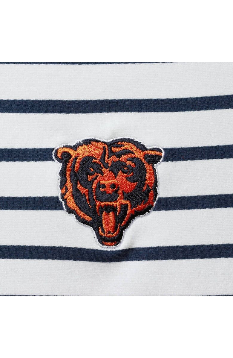 Tommy Bahama Women's Tommy Bahama White Chicago Bears Tri-Blend Jovanna Striped Dress, Alternate, color,