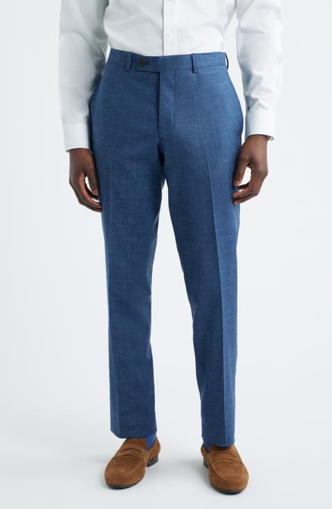 Patrick Tropical Wool, Silk & Linen Blend Pants