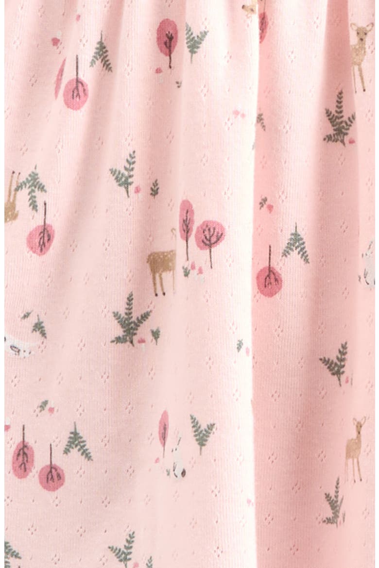 Kids' Pointelle Knit Dress & Bloomers Set, Alternate, color, PINK DOGWOOD WOODLAND FLORAL