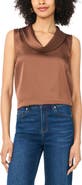 Vince Camuto Sleeveless Cowl Neck Top