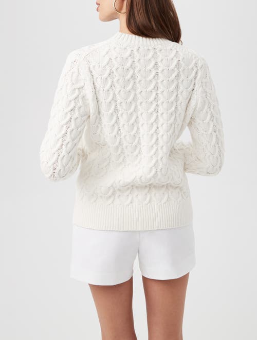 Trina Turk Corazon Sweater In Whitewash