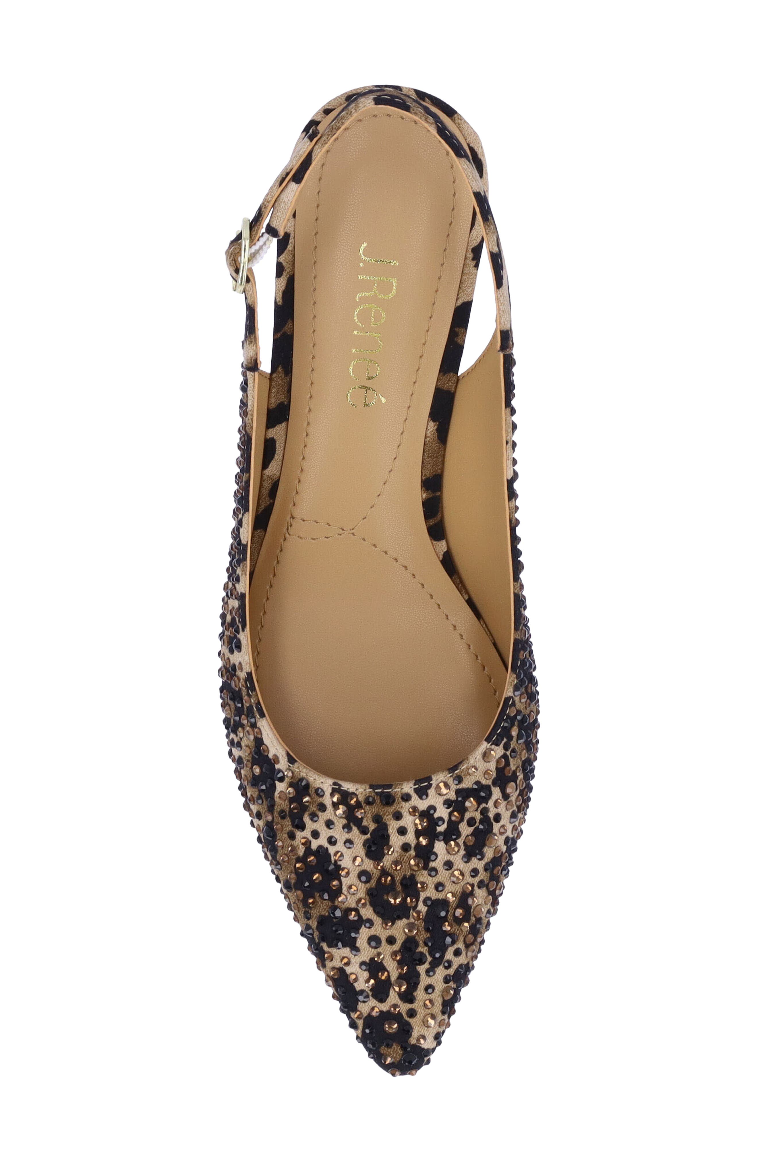 Ferryanne Pointed Toe Slingback Pump, Alternate, color, BROWN/ BLACK