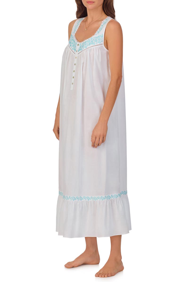 Eileen West Sleeveless Cotton Ballet Nightgown, Alternate, color, 