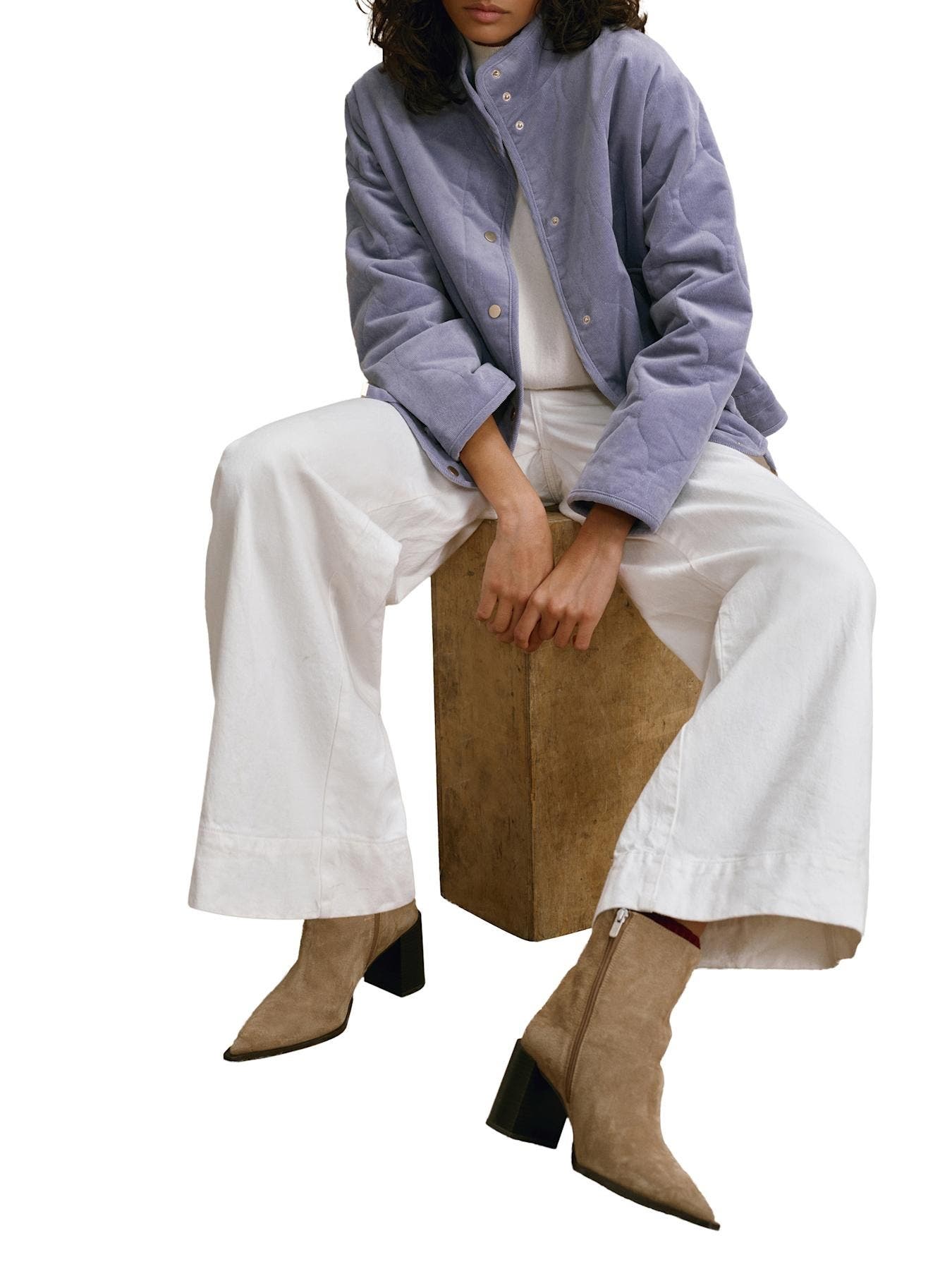 Corduroy Quilted Jacket - image 2