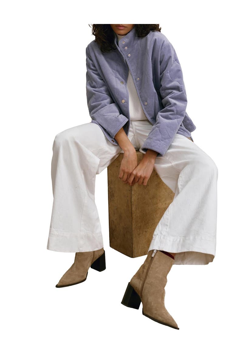 MINT VELVET Corduroy Quilted Jacket, Alternate, color, Blue