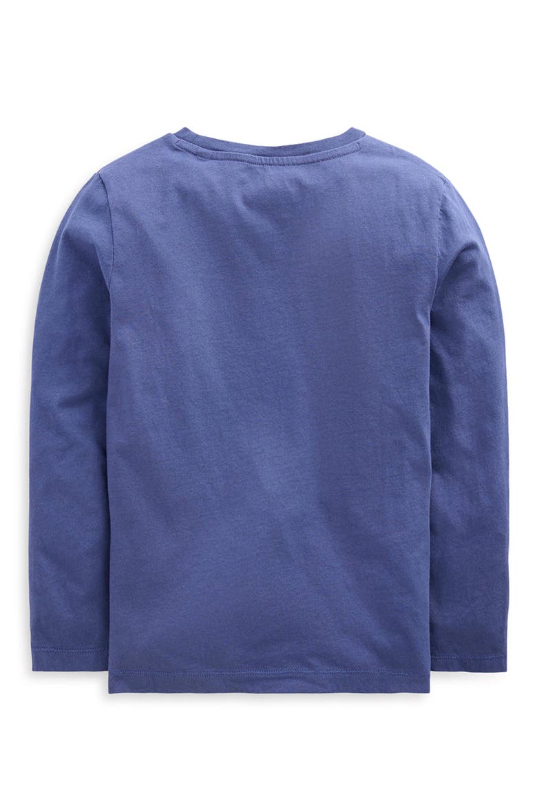 Kids' Glow Appliqué Long Sleeve T-Shirt, Alternate, color, MOONS AND BATS