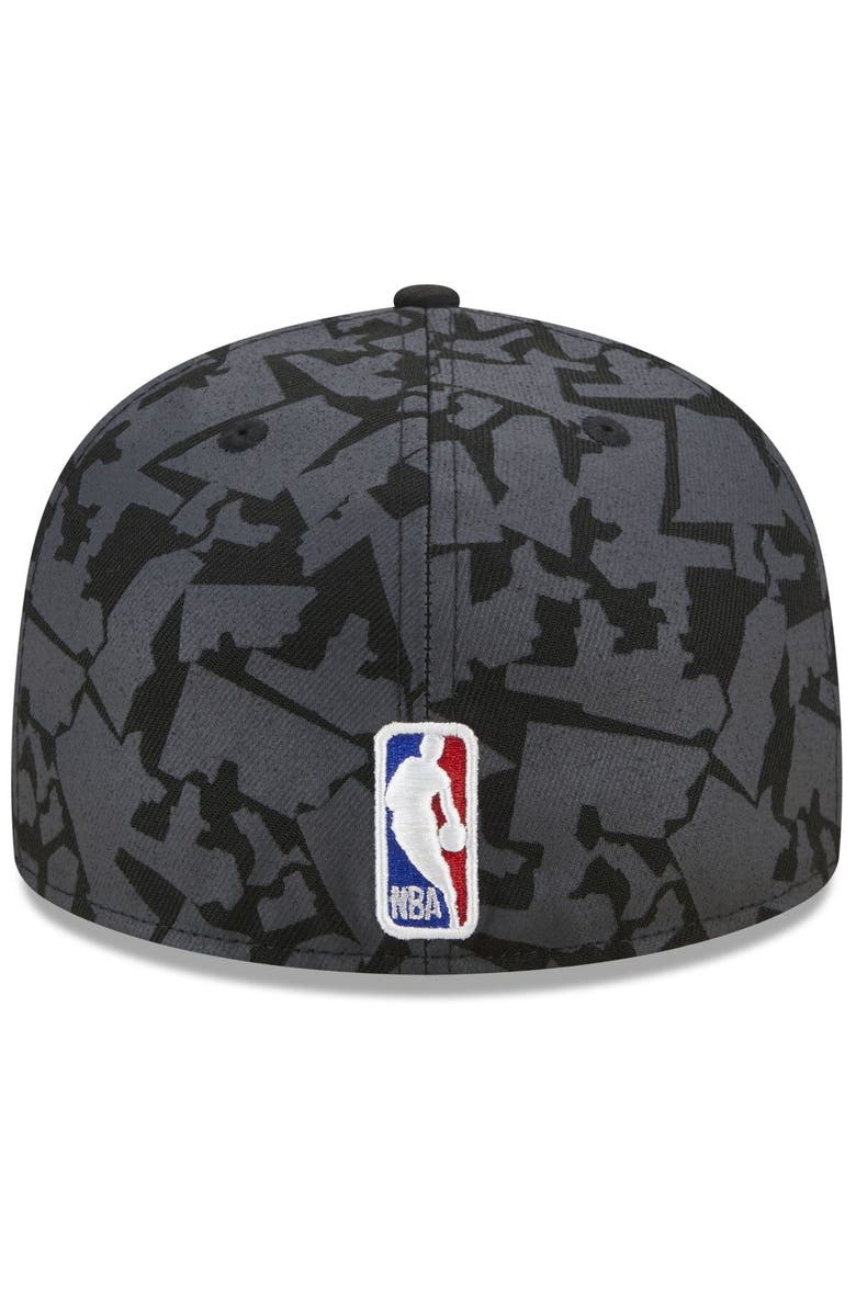 New Era Men's New Era  Gray Toronto Raptors 2022/23 City Edition Official 59FIFTY Fitted Hat, Alternate, color, 